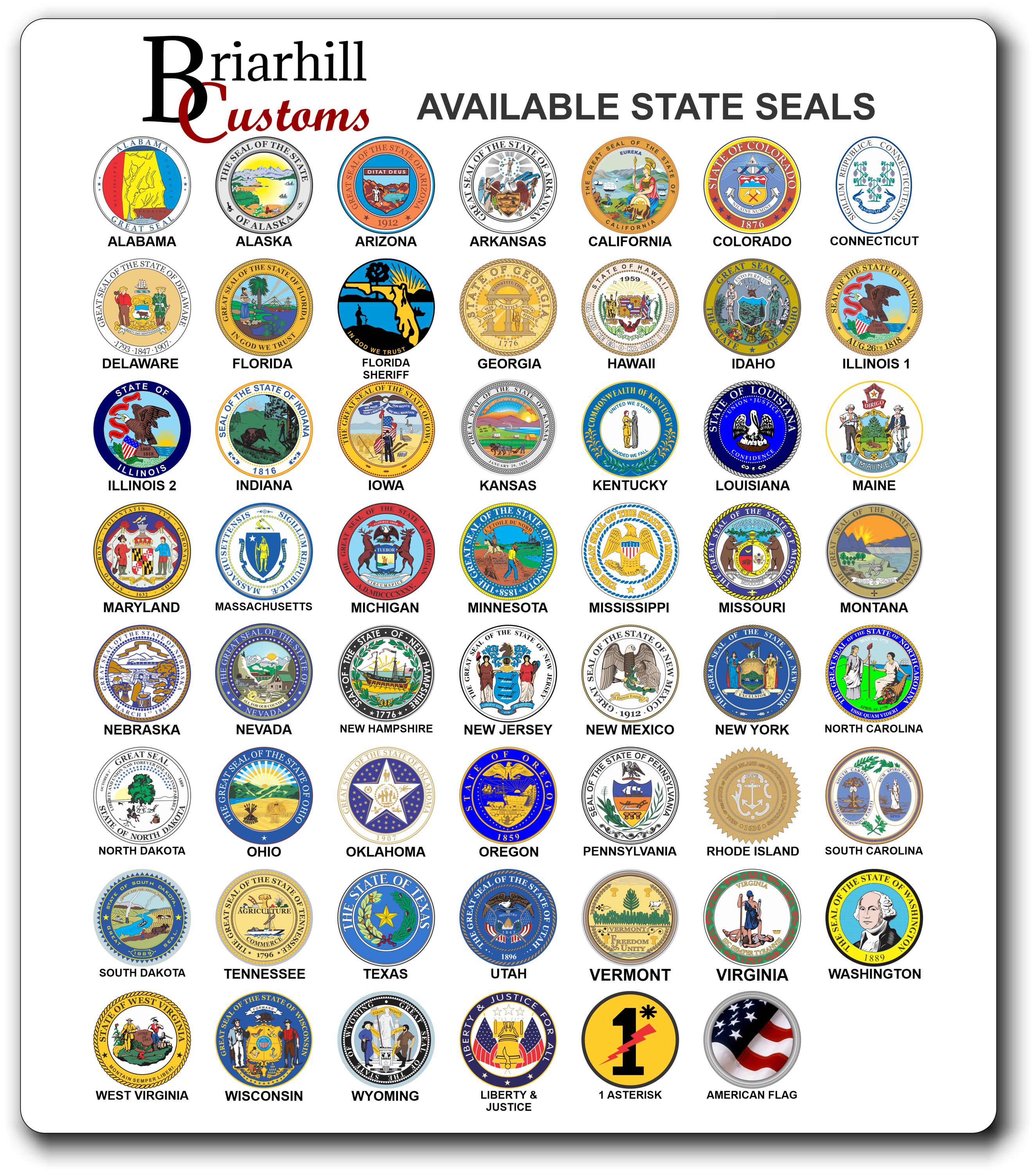 Custom Police / Law Enforcement Badge Decal / Sticker (PoliceDecal8)