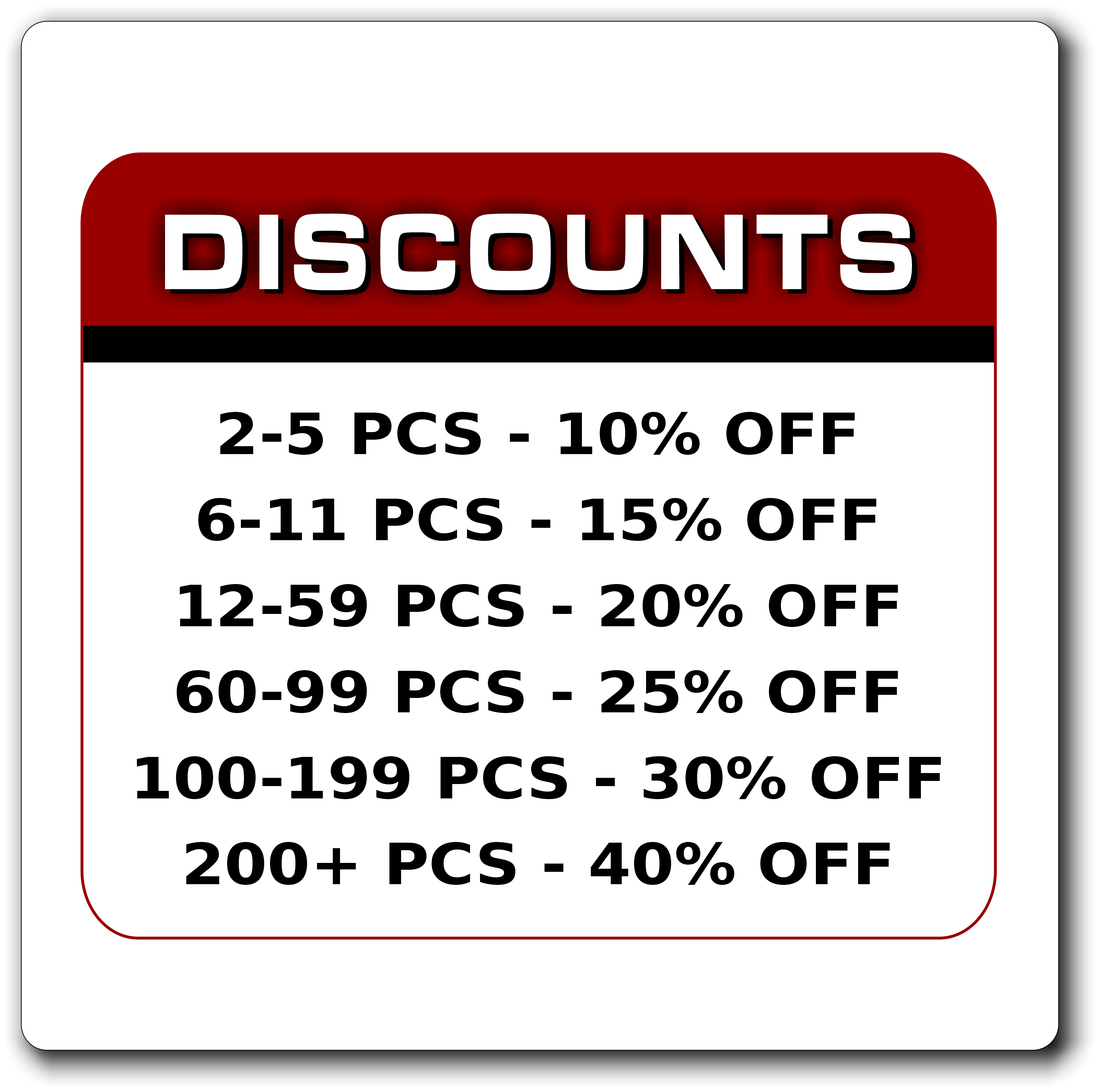 Personalized "Property Of" Decals / Stickers - Sheet of 40  (DECAL PO)